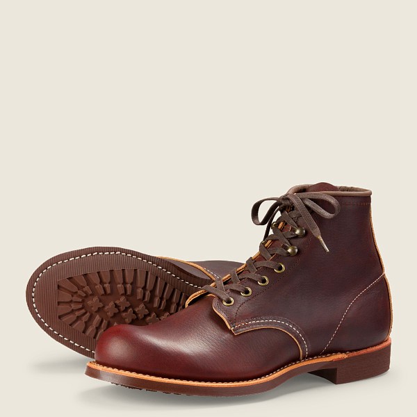 Red Wing Heritage Boots Blacksmith - 6-Inch Oil-Slick Læder - Mørke Brune - Herre 0357-HXWOR